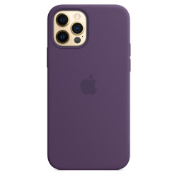 Чехол-накладка (силиконовый) для iPhone 12/12 Pro Silicone Case with MagSafe High Copy Amethyst