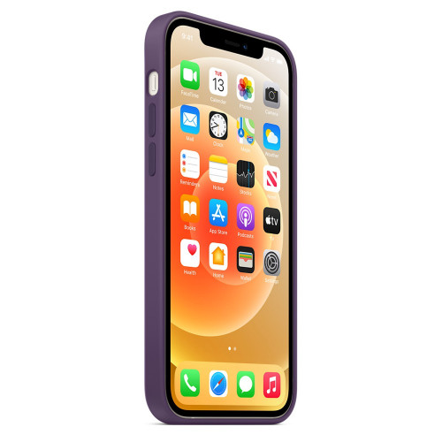 Чехол-накладка (силиконовый) для iPhone 12/12 Pro Silicone Case with MagSafe High Copy Amethyst
