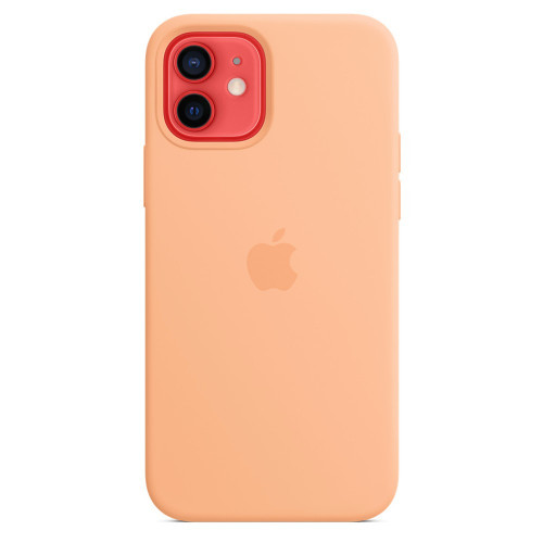 Чехол-накладка (силиконовый) для iPhone 12/12 Pro Silicone Case with MagSafe High Copy Cantaloupe