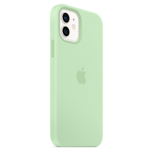 Чехол-накладка (силиконовый) для iPhone 12/12 Pro Silicone Case with MagSafe High Copy Pistachio