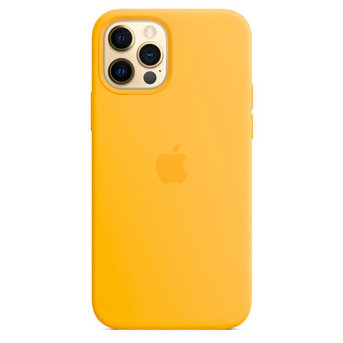 Чехол-накладка (силиконовый) для iPhone 12/12 Pro Silicone Case with MagSafe High Copy Sunflower