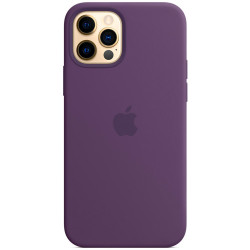 Чехол-накладка (силиконовый) для iPhone 12 Pro Max Silicone Case with MagSafe High Copy Amethyst