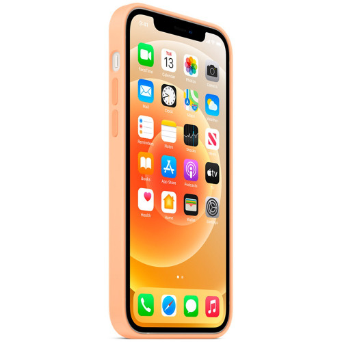 Чехол-накладка (силиконовый) для iPhone 12 Pro Max Silicone Case with MagSafe High Copy Cantaloupe