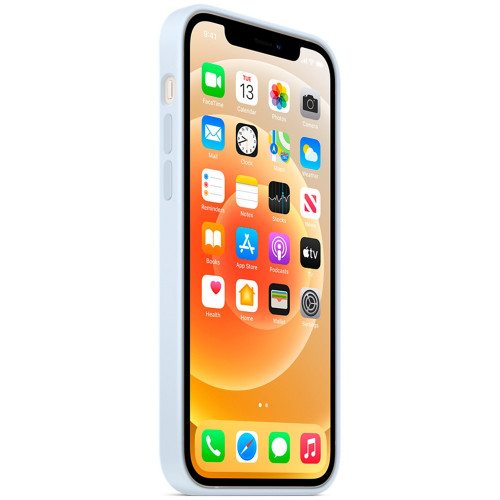 Чехол-накладка (силиконовый) для iPhone 12 Pro Max Silicone Case with MagSafe High Copy Cloud Blue