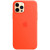Чехол-накладка (силиконовый) для iPhone 12 Pro Max Silicone Case with MagSafe High Copy Electric Orange