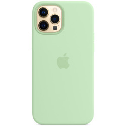 Чехол-накладка (силиконовый) для iPhone 12 Pro Max Silicone Case with MagSafe High Copy Pistachio