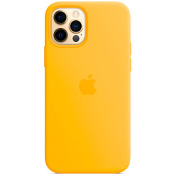 Чехол-накладка (силиконовый) для iPhone 12 Pro Max Silicone Case with MagSafe High Copy Sunflower