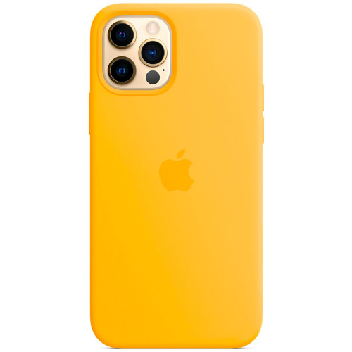 Чехол-накладка (силиконовый) для iPhone 12 Pro Max Silicone Case with MagSafe High Copy Sunflower
