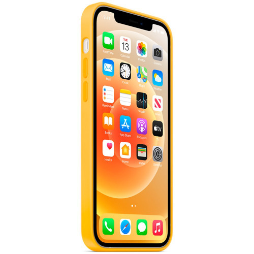 Чехол-накладка (силиконовый) для iPhone 12 Pro Max Silicone Case with MagSafe High Copy Sunflower