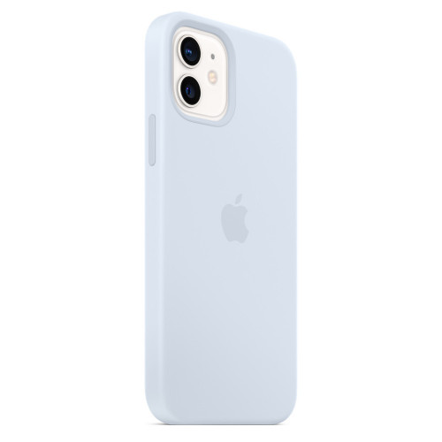 Чехол-накладка (силиконовый) для iPhone 12/12 Pro Silicone Case with MagSafe High Copy Cloud Blue
