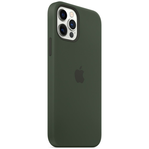 Чехол-накладка (силиконовый) для iPhone 12 Pro Max Silicone Case with MagSafe High Copy Cyprus Green
