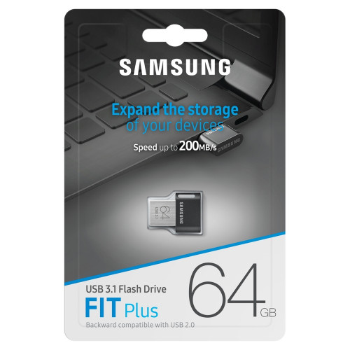 Samsung 64GB Fit Plus Black USB 3.1 (MUF-64AB/AM)