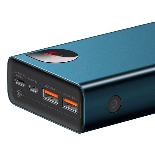 Baseus Adaman Metal Digital Display QC3.0 PD3.0 20000 mAh 65W Blue (PPIMDA-D03)