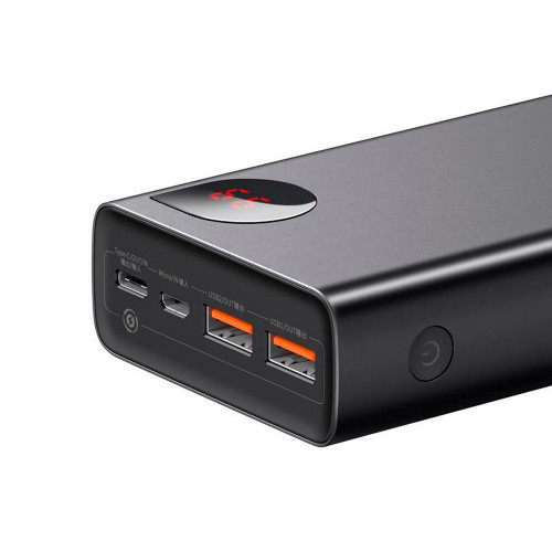 Baseus Adaman Metal Digital Display QC3.0 PD3.0 20000 mAh 65W Black (PPIMDA-D01)