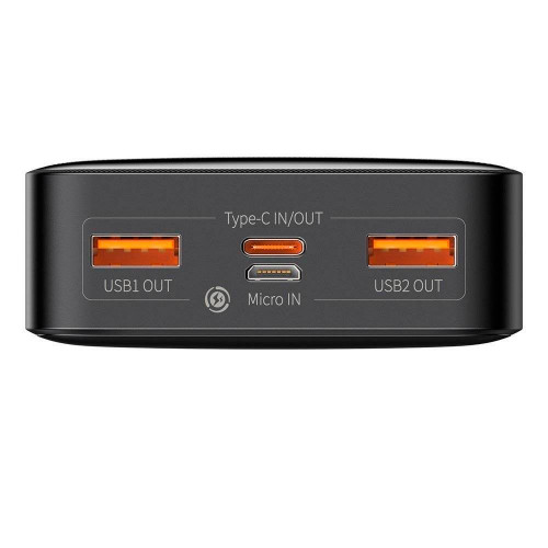 Baseus Bipow Digital Display 20W 20000 mAh Black (PPDML-M01)