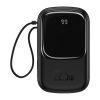 Baseus QPow Digital Display 22.5W 20000 mAh with Type-C Cable Black (PPQD-I01)