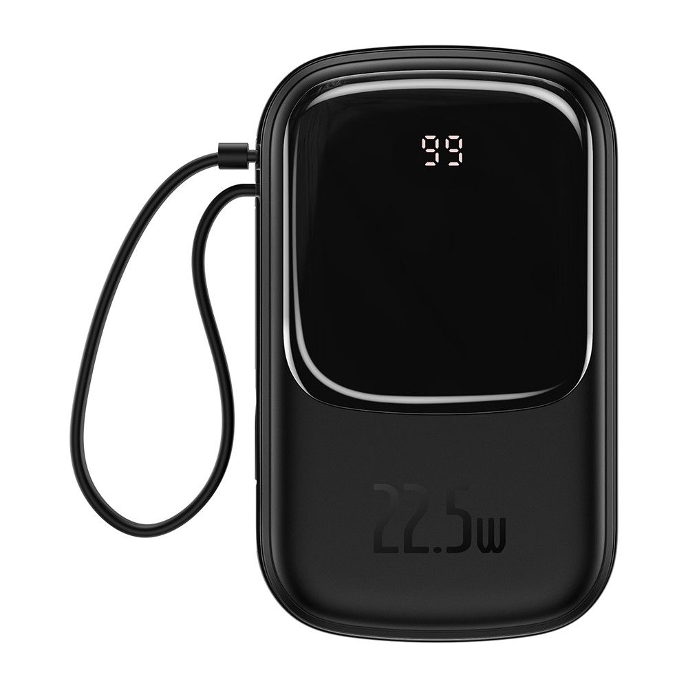Baseus QPow Digital Display 22.5W 20000 mAh with Type-C Cable Black (PPQD-I01)