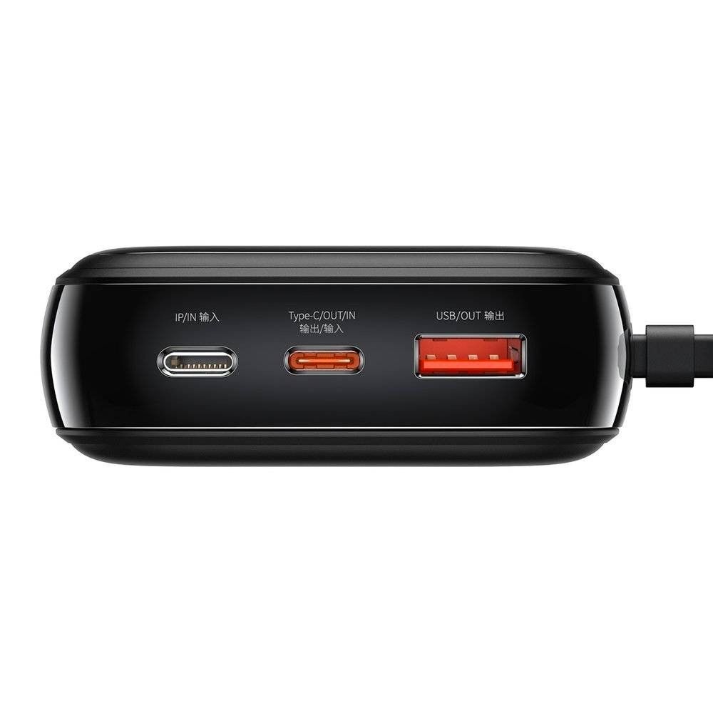 Baseus QPow Digital Display 22.5W 20000 mAh with Type-C Cable Black (PPQD-I01)