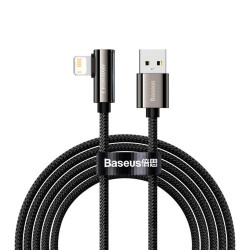Baseus Legend Series Fast Charging Elbow Lightning 2.4A 1m Black (CALCS-01)