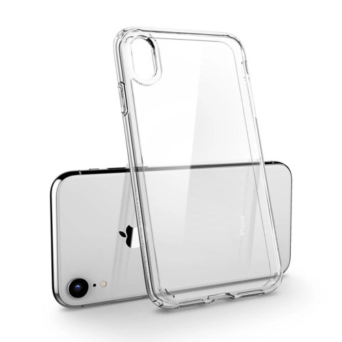 Чехол-накладка (силиконовый) Apple iPhone XR Spigen Ultra Hybrid Crystal Clear (064CS24873)