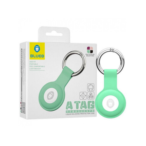 Брелок (силиконовый) для AirTag Blueo Liquid Silicone Protector Case Green