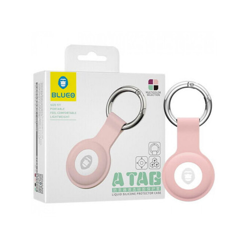 Брелок (силіконовий) для AirTag Blueo Liquid Silicone Protector Case Pink