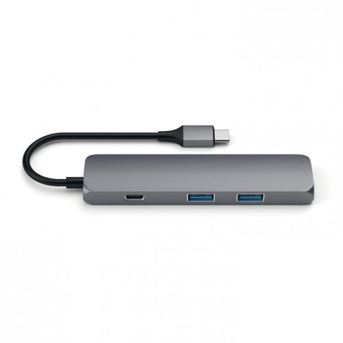 Satechi Aluminum Type-C Slim Multi-Port Adapter 4K Space Gray (ST-CMAM)