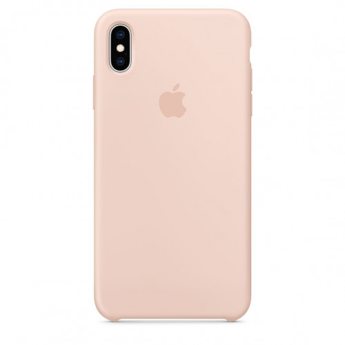 Чехол-накладка (силиконовый) для iPhone XS Max Silicone Case High Copy Pink Sand