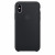 Чохол-накладка (силіконовий) для iPhone XS Silicone Case High Copy Black