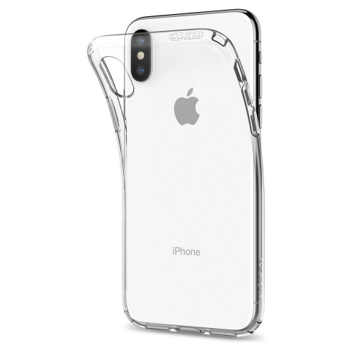 Чехол-накладка (силиконовый) Apple iPhone XS Spigen Liquid Crystal Clear (063CS25110)