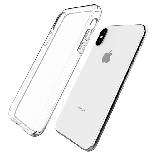 Чехол-накладка (силиконовый) Apple iPhone XS Spigen Liquid Crystal Clear (063CS25110)
