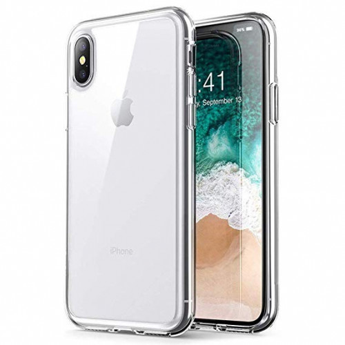Чехол-накладка (силиконовый) Apple iPhone XS/X Silicone Clear