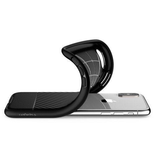 Чохол-накладка (силіконовий) Apple iPhone XS Spigen Core Armor Black (063CS24941)