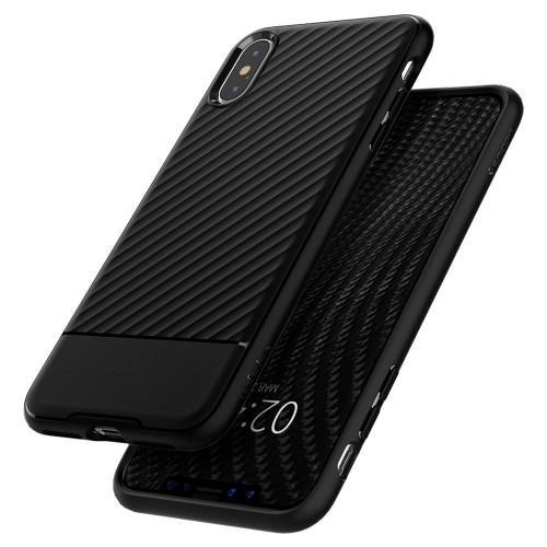 Чохол-накладка (силіконовий) Apple iPhone XS Spigen Core Armor Black (063CS24941)