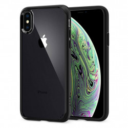 Чохол-накладка (силіконовий) Apple iPhone XS Spigen Ultra Hybrid Matte Black (063CS25116)