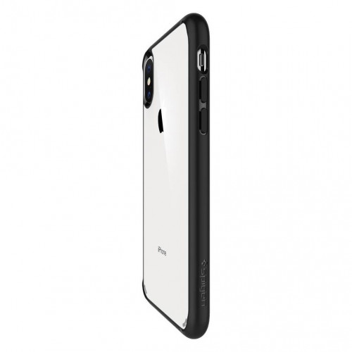 Чохол-накладка (силіконовий) Apple iPhone XS Spigen Ultra Hybrid Matte Black (063CS25116)