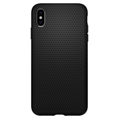 Чехол-накладка (силиконовый) Apple iPhone XS Max Spigen Liquid Air Matte Black (065CS25126)