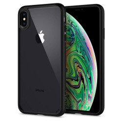 Чохол-накладка (силіконовий) Apple iPhone XS Max Spigen Ultra Hybrid Matte Black (065CS25128)