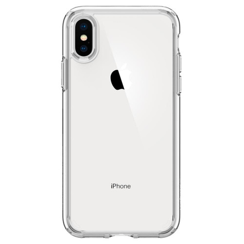 Чохол-накладка (силіконовий) Apple iPhone XS Spigen Ultra Hybrid Crystal Clear (063CS25115)