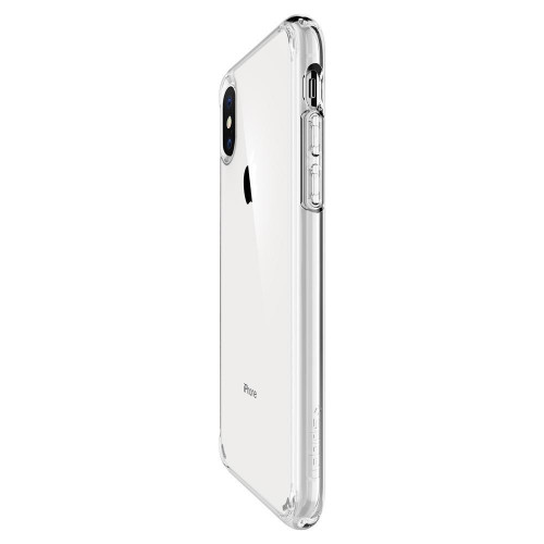 Чохол-накладка (силіконовий) Apple iPhone XS Spigen Ultra Hybrid Crystal Clear (063CS25115)