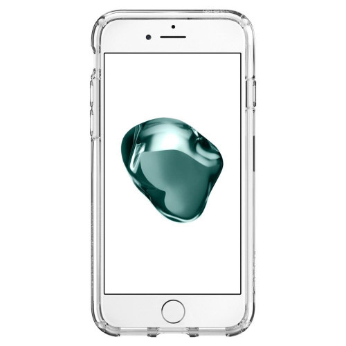 Чохол-накладка (силіконовий) для Apple iPhone 8/7 Spigen Ultra Hybrid 2 Crystal Clear (042CS20927)