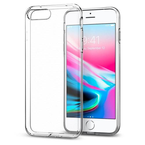 Чохол-накладка (силіконовий) для Apple iPhone 8 Plus/7 Plus Spigen Liquid Crystal Clear (055CS22233)