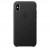 Чохол-накладка (шкіряний) Apple iPhone XS Leather Case Black (MRWM2)