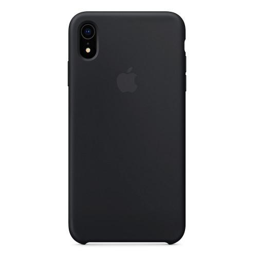 Чохол-накладка (силіконовий) для iPhone XR Silicone Case High Copy Black