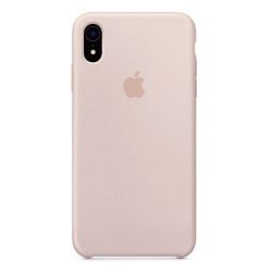 Чохол-накладка (силіконовий) для iPhone XR Silicone Case High Copy Pink Sand