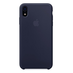 Чохол-накладка (силіконовий) для iPhone XR Silicone Case High Copy Midnight Blue