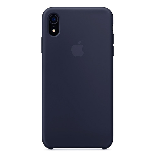 Чехол-накладка (силиконовый) для iPhone XR Silicone Case High Copy Midnight Blue