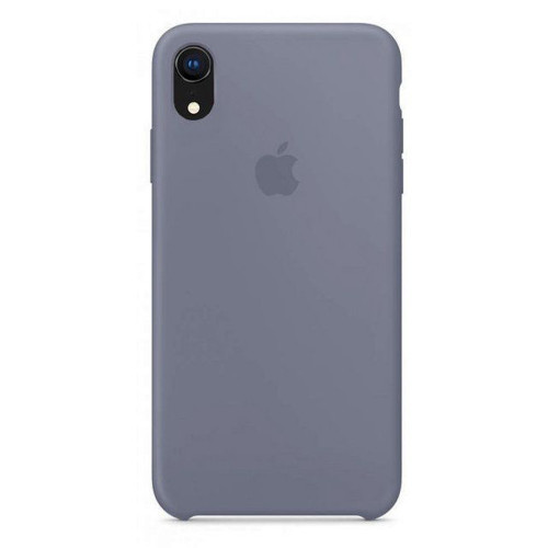 Чехол-накладка (силиконовый) для iPhone XR Silicone Case High Copy Lavender Gray