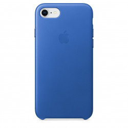 Чохол-накладка (шкіряний) Apple iPhone 8/7 Leather Case Electric Blue (MRG52)