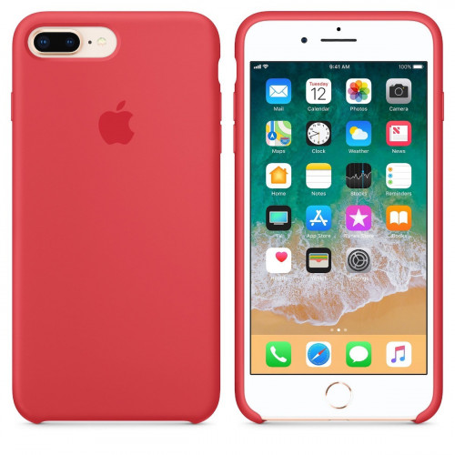 Чехол-накладка (силиконовый) Apple iPhone 8 Plus/7 Plus Silicone Case Red Raspberry (MRFW2)